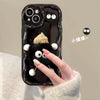Korean Ins Style Full Package Camera protection Cartoon Plush Silicone TPU Girl for Phone Case